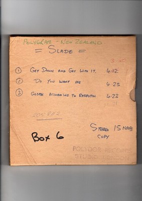 Slade - Get down and get with it/ +2  ¼inch Polydor Reel-to-Reeltape UK/NZL 1971