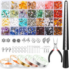 Jewelry Making Kits for Adults Women with 28 Colors Crystal Beads, 1660Pc