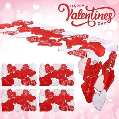 Vintage Cutwork Embroidery Heart Lace Table Runner Mats Doilies Wedding Party