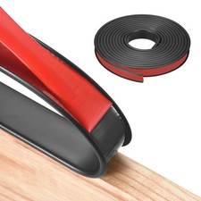 12Ft U-Shape Edge Banding Self Adhesive Edge Protector Black 16mm / 5/8"