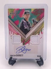 2021 Panini Diamond Kings Braxton Garrett #DKMS-BG Dual Materials Auto Marlins