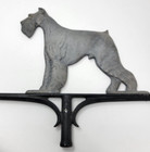 Whitehall 1967 Weathervane Airedale Terrier Directional Dog Cast Metal 30" RARE