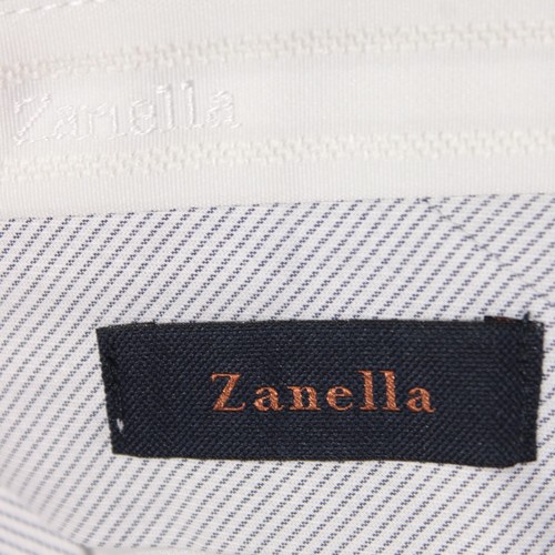 Zanella NWT Chinos / Casual Pants Size 34 US Parker In Solid Gray Cotton Blend - Picture 7 of 13