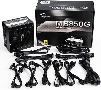 G.Skill MB850G, 80+ Gold 850W Fully Modular 850W Power Supply