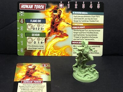 CMON - Kickstarter - Marvel Zombies Zombicide - Zombie Heroes - Human Torch