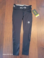 NWT SKINS Series1 Women's 7/8 Tight in Black, Athletic Wear Compression Size XS