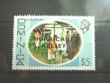 Dominica 1 Marke ** aus 1978 Gewinnung von Lorbeeröl mit Aufdruck