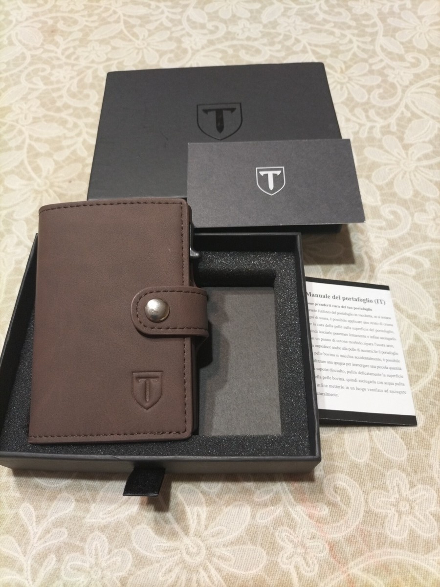 Card Holder Ferrari Portafoglio Portafogli Ferrari In Pelle Rosso