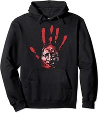 Native American Indigenous Red Hand Indian Blood Unisex Hooded Sweatshirt