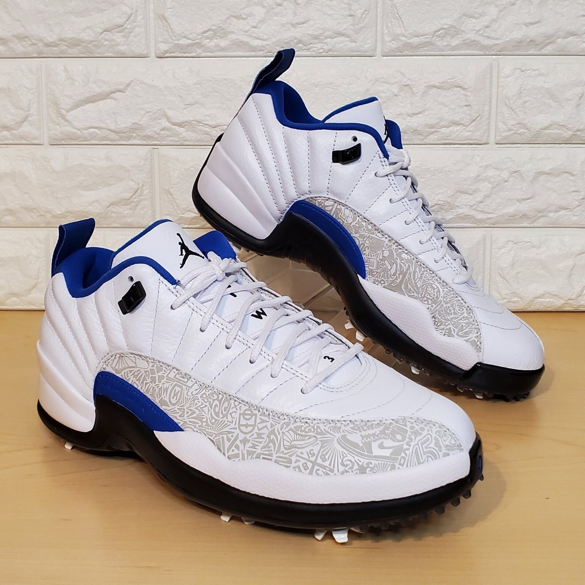 シューズ(男性用) NIKE JORDAN XII G NRG P22 Nike Air Jordan 12 Retro NRG P22 Golf Shoes Game Royal