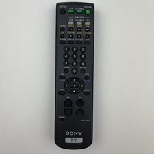 Genuine Sony TV Remote Control RM-Y136A Black Tested and Works