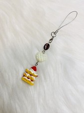 Strawberry Cake Phone charm Agenda Charm Heart PVC Y2K Birthday New Gift