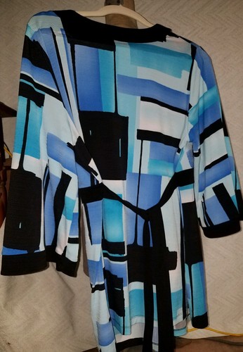 STUDIO 1940 TIE WAIST SHIRT PLUS SZ 18-20 - Picture 2 of 4