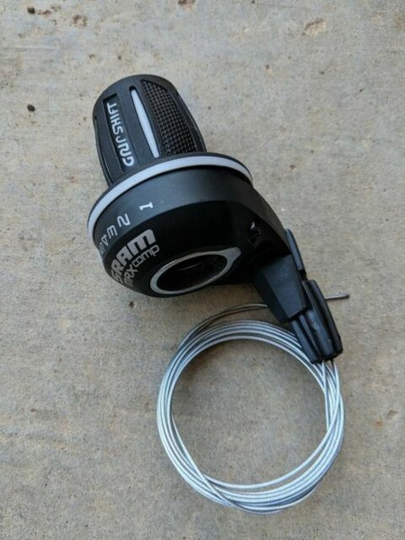 sram mrx comp bicycle twist shifter set