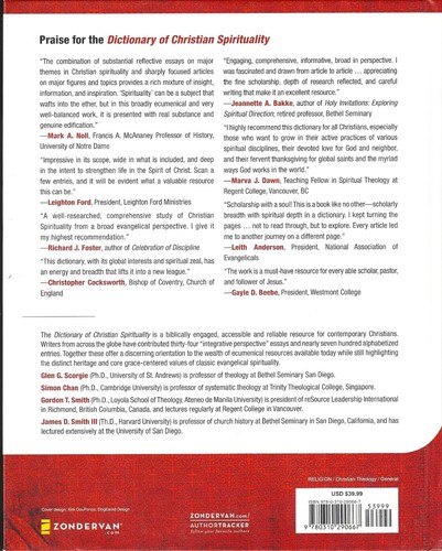 DICTIONARY OF CHRISTIAN SPIRITUALITY ~ BY GLEN SCORGIE ~ NEW ~ COST $39.99 - Imagen 2 de 9