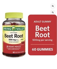 Spring Valley Beet Root Veg Gummy 60Ct