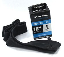 Deli Bicycle Inner Tube 16" x 1.75" - 2.125" , Schrader Valve 35 mm
