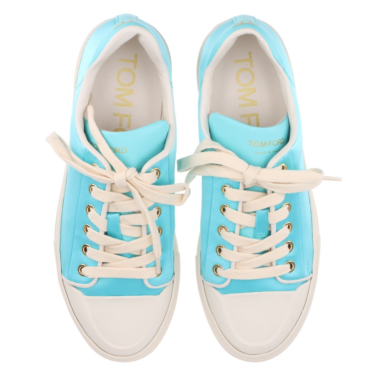 スニーカー Tom Ford W2878T TSA010 SATIN CITY LOW TOP Sneakers Tom Ford Leather Sneakers 36 Ladies' Blue x white W2878T | eBay