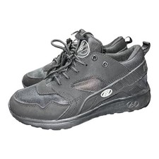 HEELYS Force Black Synthetic Lace Up Low Top Skating Shoes Unisex Youth Size 6
