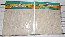 2 Packs of New 6' x 8' Tan Fishing Net Decor Wall Hanging