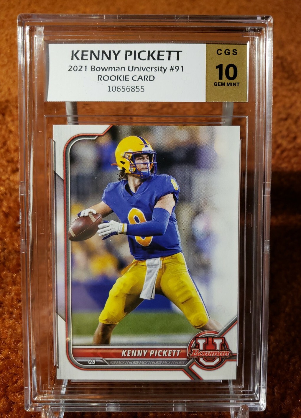 *KENNY PICKETT* 2021 Bowman University 91 *CGS 10* RC Rookie Card eBay