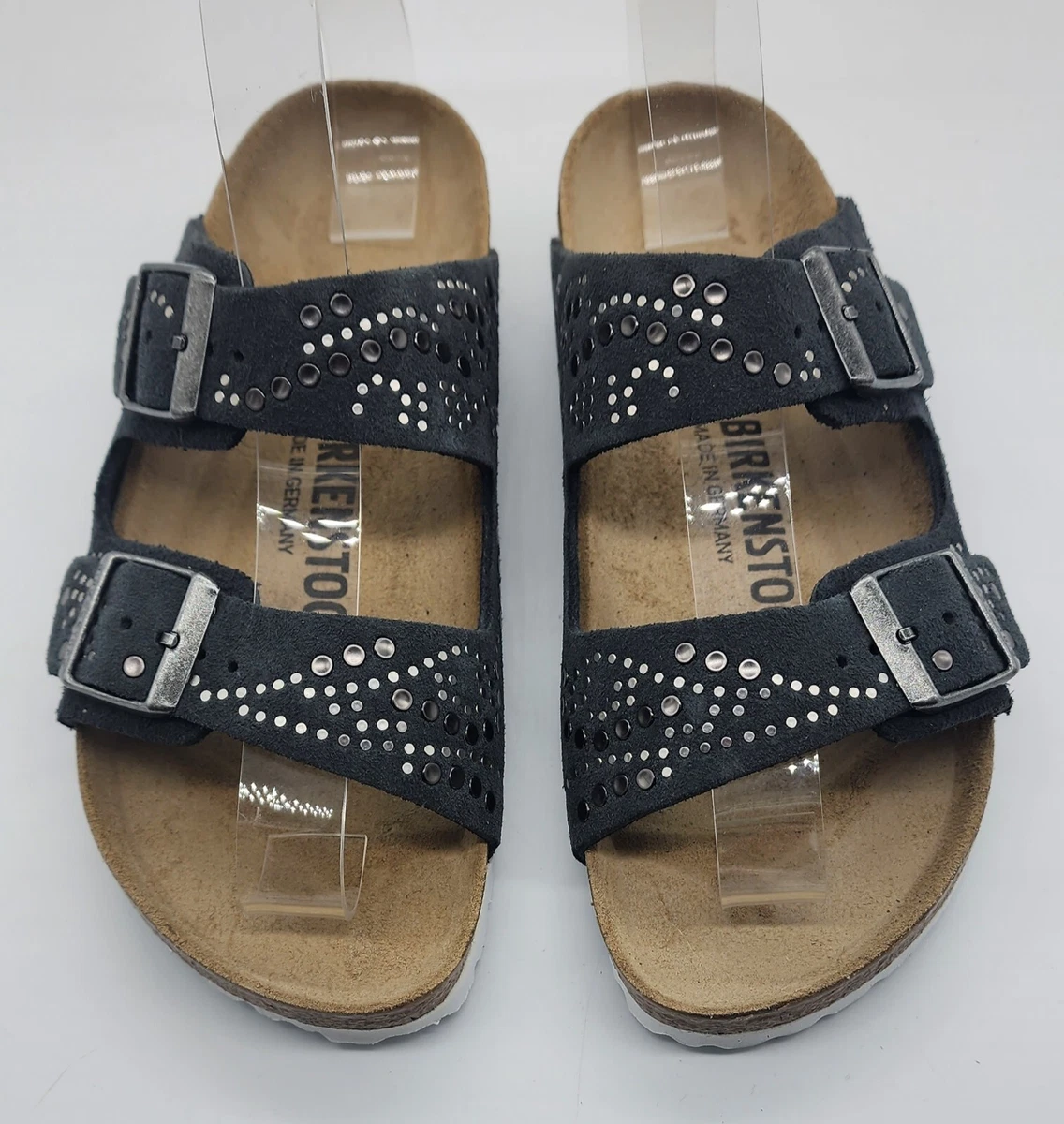 Birkenstock INJECTED RIVETS ARIZONA Injected Gunmetal 35N BNIB 1012793 943