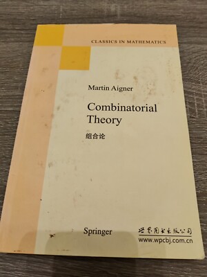 Combinatorial Theory (Classics in Mathematics)