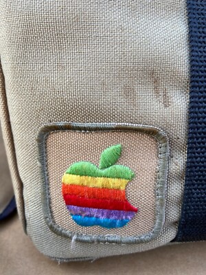 Vintage Apple Macintosh Computer Travel Bag Tote Carry-On Case