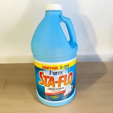 Purex Sta-Flo Liquid Starch Concentrated 64 Oz Great For Crafts & Laundry