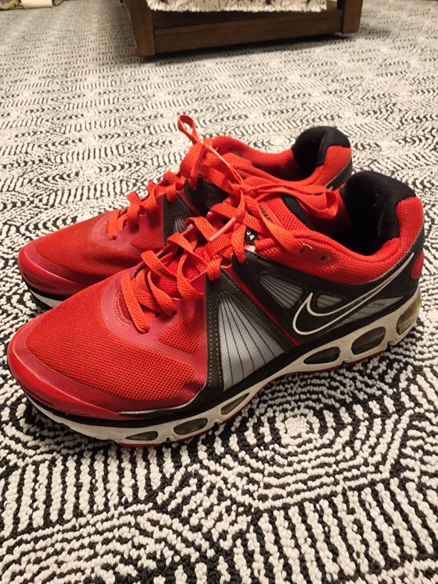 Nike AirMax Tailwind Mens 10 Sneakers Red Black Running Walking Fitsole  Shoes