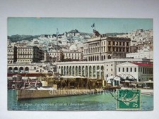 ALGERIA ALGIERS ALGIERS general view ship postcard old postcard 55