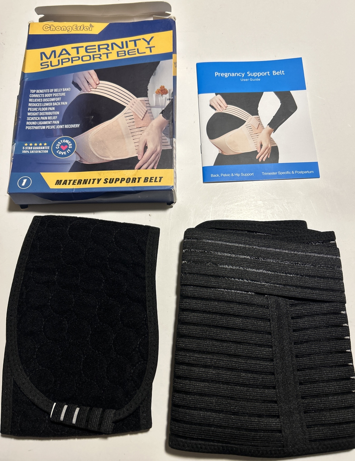 ChongErfei Pregnancy Belly Belly Bands 3 in 1 Pregnancy Support Belt