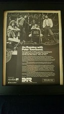 The Who Who Are You Rare Original Radio Special Promo Poster Ad Framed!