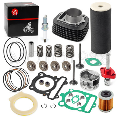 FOR Yamaha Warrior 350 Cylinder Piston Gasket Air Oil Top End Kit Set 1990-2004 