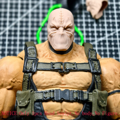 Tête Sculptée 1/6 Custom Scarecrow Pour Figurine Batman 12" - Résine - Neuf