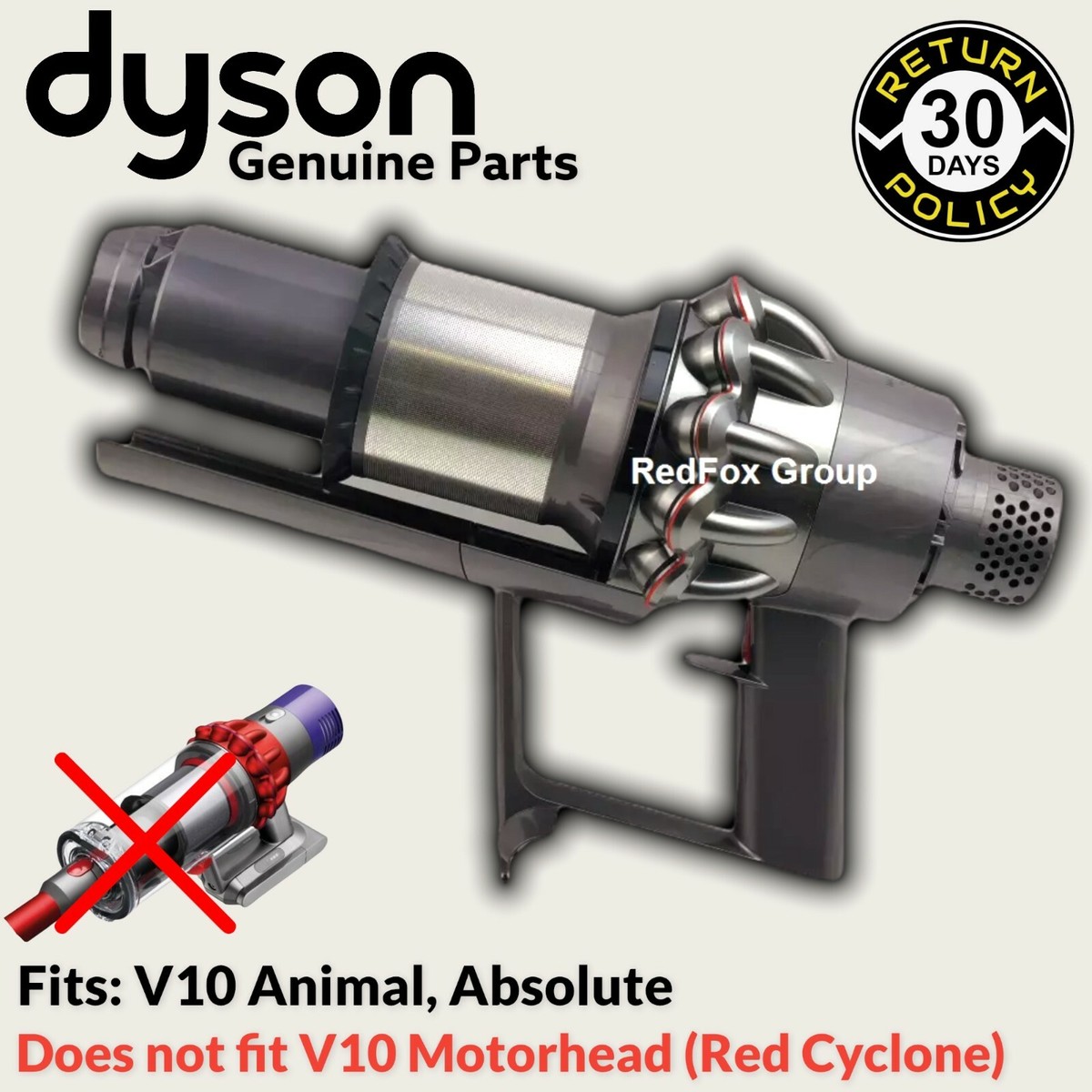 OEM Dyson V10 CYCLONE Vacuum REPLACEMENT BARE BODY MOTOR PART