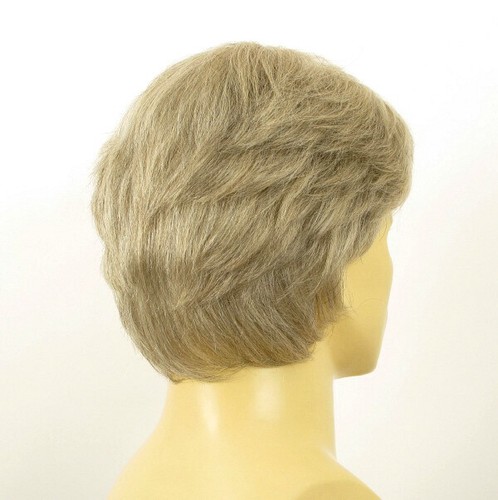 Peluca hombre cabello 100% natural blanco y gris ERIC 51 - Picture 6 of 8