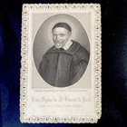 Image Pieuse XIXe Vraie Figure De Saint Vincent De Paul Ed Alcan Paris Dentelle