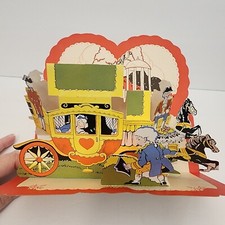 Vintage Valentine's Day Card- Pop-Up- Must See- Made In the USA