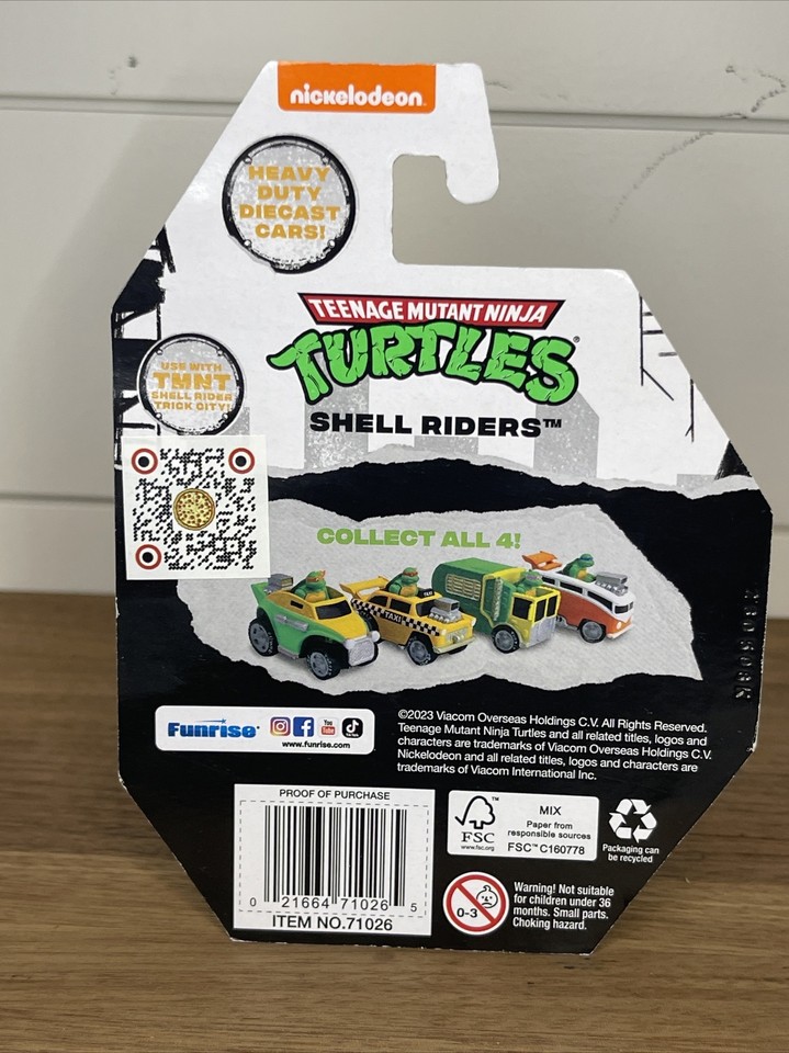 2023 Funrise Teenage Mutant Ninja Turtles Nickelodeon Shell Riders Set ...