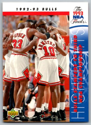 1993-94 UPPER DECK 1992-93 BULLS CHICAGO BULLS #208 | eBay