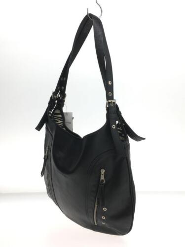 LONGCHAMP shoulder bag leather BLK 0783516 KATE MOSS from Japan - Picture 1 of 5
