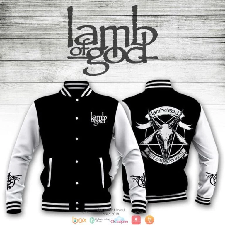 Lamb of God Pure American Metal Baseball Jacket