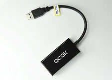 QCQK USB 3.0 to RJ45 1000Mbps Gigabit Ethernet LAN Network Adapter with 2 usb 