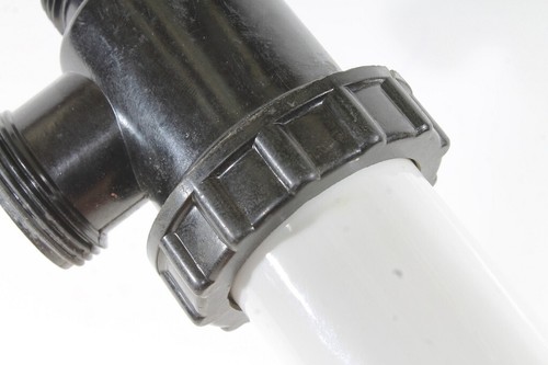 altes Siphon Bauhaus für Waschbecken Ablaufgarnitur Porzellan Bakelit Vintage - 第 7/10 張圖片