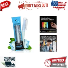 Smokeless Inhaler - ICY Peppermint Natural Alternative to Smoking & Vaping