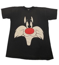 90s Looney Tunes 2XL Sylvester T-Shirt Single Stitch USA Made 1992 Warner Bros