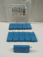 LOT OF (11) NEW OLD STOCK! FINDER 110-230V VARISTOR & LED MODULES 9901.0230.98