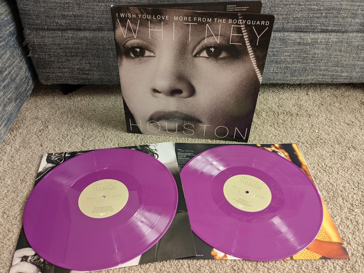 新品2LP◇ホイットニー・ヒューストン-I WISH YOU LOVE(紫盤) Whitney Houston I WISH YOU LOVE Bodyguard Soundtrack Purple