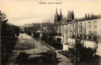 CPA Espagne Burgos - Paseo del Espolon (282299)